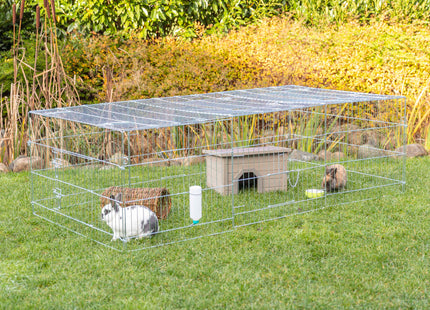 Trixie Natura Freilaufgehege - verzinktes Metall, 144x116x58cm