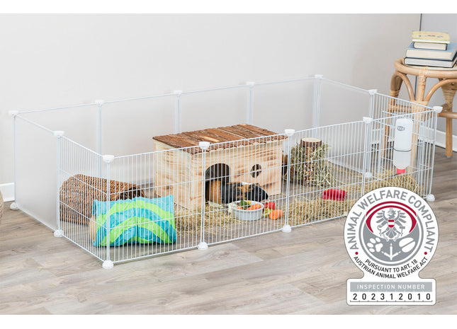 Trixie Indoor Freilaufgehege - Metall und Kunststoff 140x35x70cm