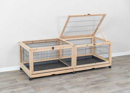 Trixie Indoor Gehege - Holz/Metall, 150×50×60 cm