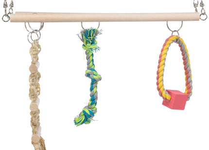 Trixie Hängebrücke für Kleintiere - Robuste und sichere Brücke für Hamster, Mäuse und andere kleine Haustiere. Einfache Montage und ideal für die Einrichtung von Käfigen und Gehegen