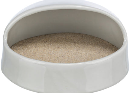 Trixie Sandbad - Keramik, grau, 20×10×16 cm