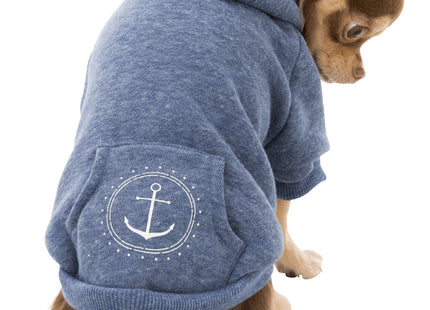 Trixie BE NORDIC Hoodie – Hundepullover blau XXS