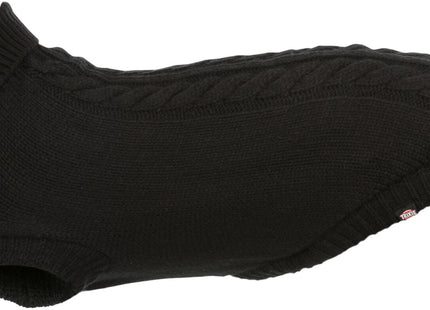 Trixie Pullover Kenton – Hundepullover schwarz XS