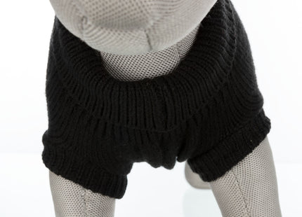 Trixie Pullover Kenton – Hundepullover schwarz XS