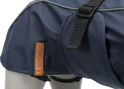 Trixie BE NORDIC Regenmantel Husum - Hundemantel dunkelblau XS