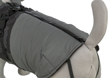 Trixie Pontis Reflect - Wintermantel Hund, grau XS