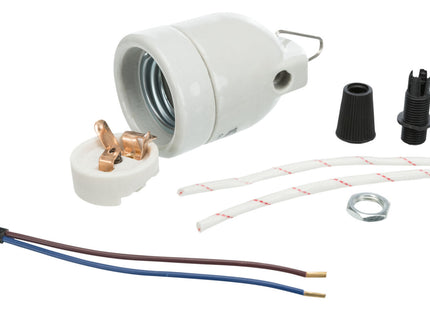 Trixie Set Porzellanfassung Pro Socket, hängend, max. 160W
