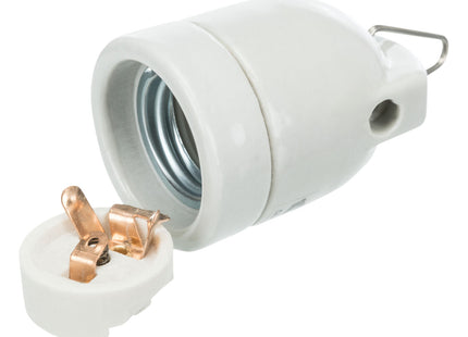 Trixie Set Porzellanfassung Pro Socket, hängend, max. 160W