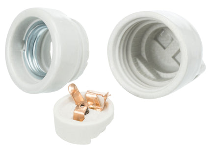 Trixie Set Porzellanfassung Pro Socket, hängend, max. 160W