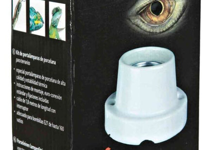 Trixie Set Porzellanfassung Pro Socket, gerade, max. 160W