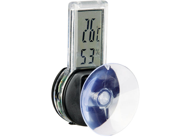 Trixie Thermo-/Hygrometer mit Saugnapf, digitale Anzeige