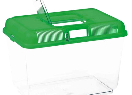 Trixie - transparente Transport- und Fütterungsbox S