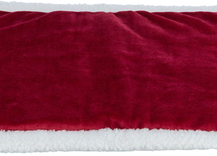 Trixie Xmas Liegematte Nevio – Oval, rot/weiss