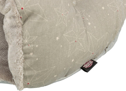 Trixie Xmas Höhle Luciano - rund beige/gold