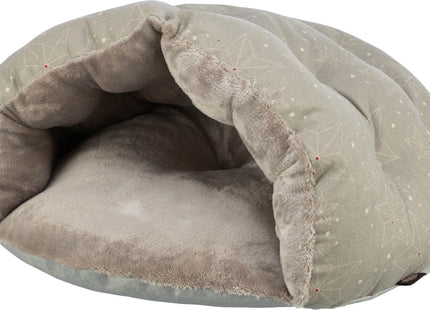 Trixie Xmas Höhle Luciano - rund beige/gold