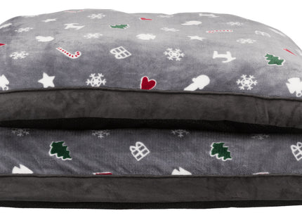 Trixie Xmas Kissen Yuki - Grau, 70×55 cm