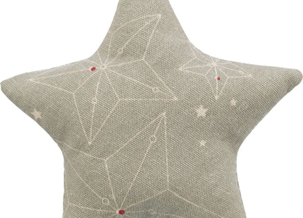 Trixie Xmas Kissen Stern - Katzenspielkissen beige natur