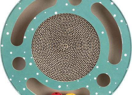 Trixie Xmas Kratztrommel - Kratzspielzeug, festlich rot