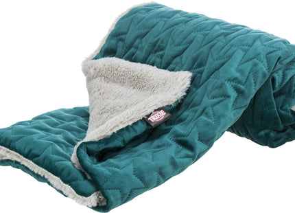 Trixie Decke Estelle – Hundedecke grün/grau 100×70cm