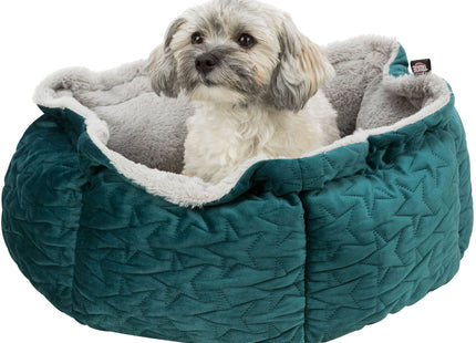 Trixie Bett Estelle – Hundebett grün/grau ø50cm