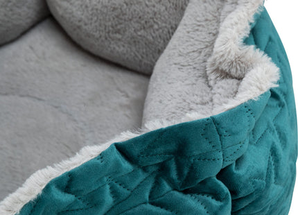 Trixie Bett Estelle – Hundebett grün/grau ø50cm