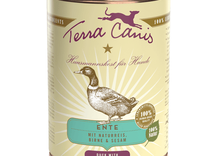 Terra Canis Classic Ente - getreidearmes Nassfutter 400g