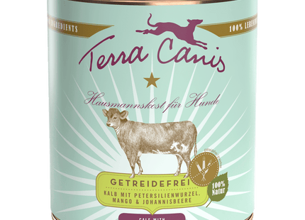 Terra Canis Getreidefrei Kalb mit Petersilienwurzel, Mango & Johannisbeere, 800g