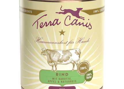 Terra Canis Classic Rind mit Karotte Nassfutter 200g