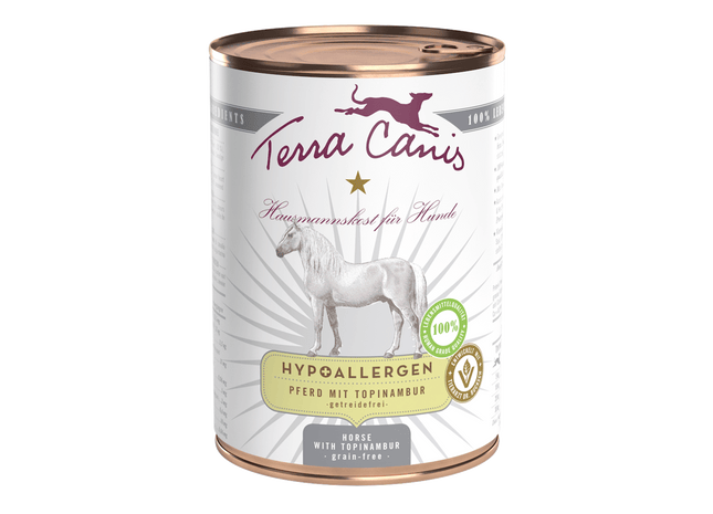 Terra Canis Hypoallergen Pferd mit Topinambur Nassfutter