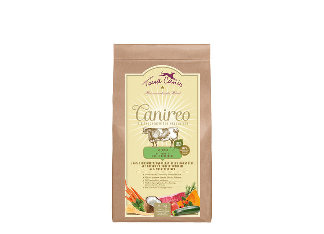 Terra Canis Canireo Rind - getreidefreies Trockenfutter 1kg