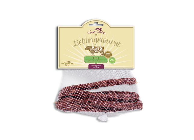 Terra Canis Lieblingswurst Rind - getreidefrei 7 Stk