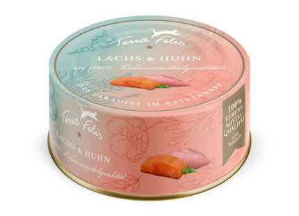 Terra Felis Katze getreidefrei Lachs + Huhn 80g