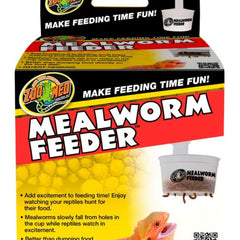 ZooMed Hanging Mealworm Feeder - transparenter Futterautomat
