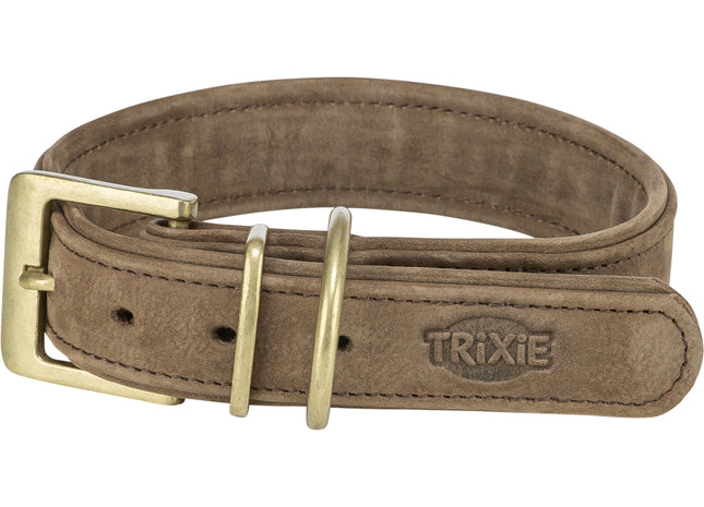 Trixie Pure Halsband Leder braun