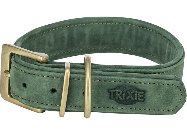 Trixie Pure Halsband Leder salbei