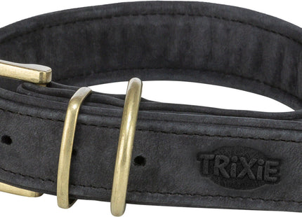 Trixie Pure Halsband Leder schwarz