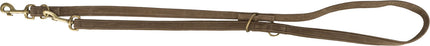 Trixie Pure V-Leine Leder braun