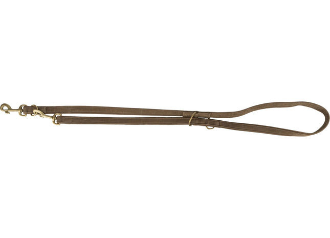 Trixie Pure V-Leine Leder braun