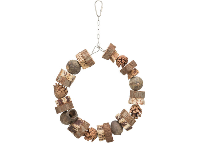 Trixie Ringschaukel Holz/Tannenzapfen