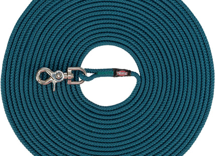 Trixie Schleppleine, Trigger Snap Hook, rund, petrol
