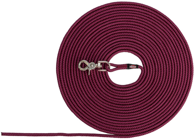Trixie Schleppleine Trigger Snap Hook rund sangria
